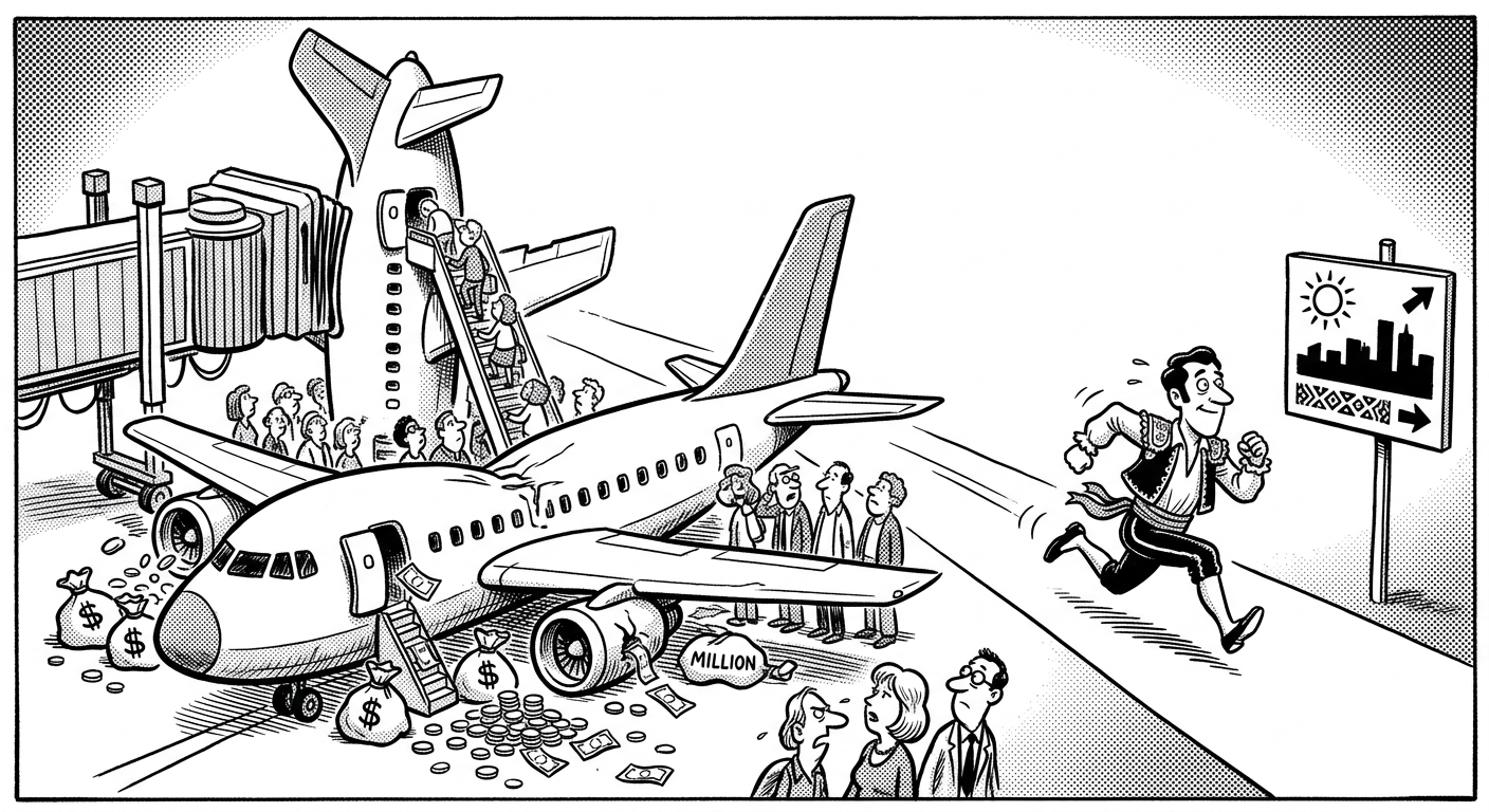 Budget carriers go vertical, airlines lose millions, Madrid runs ahead
